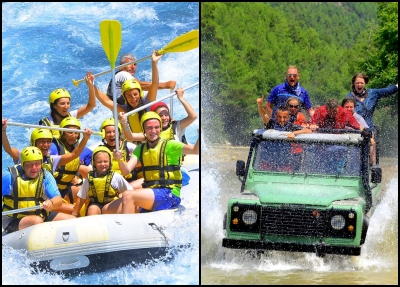 Antalya Jeep Safari & Rafting (Combo Tour)