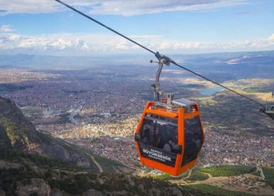 Denizli Cable Car from Pamukkale