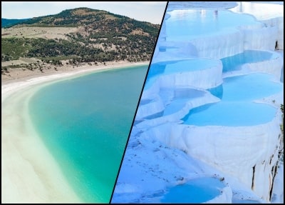Salda Lake & Pamukkale Tour from Side