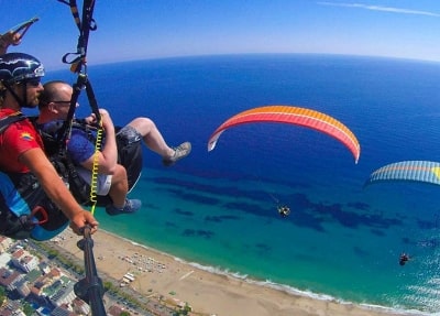 Side Tandem Paragliding