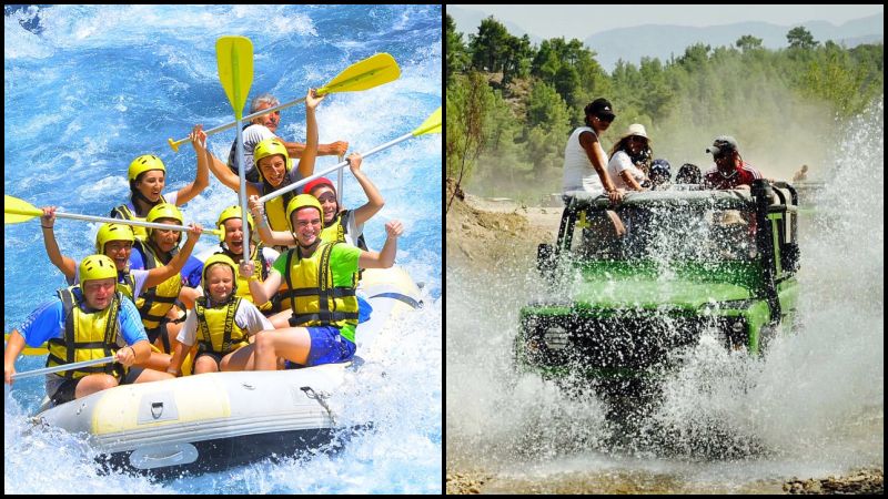 Kemer Jeep Safari & Rafting (Combo Tour)
