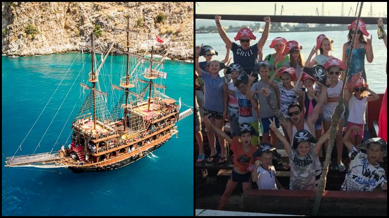 Kemer Pirate Boat Trip